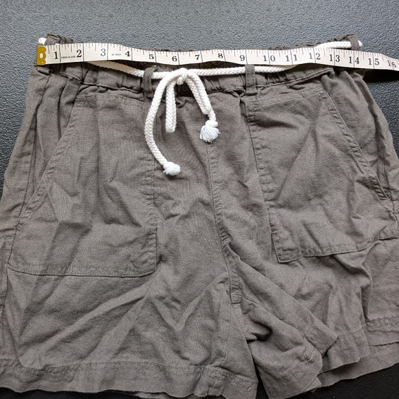 Alexander Jordan Short Green Pull On Drawstring Belt Mid Rise Coastal Medium - Picture 3 of 9